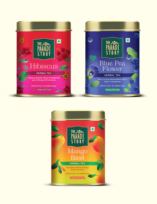 Mood Blooms Herbal Tea Combo - Pack of 3