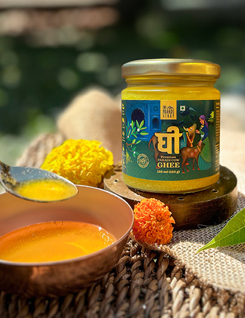 PAHADI COW GHEE - 135ml - The Pahadi Story 