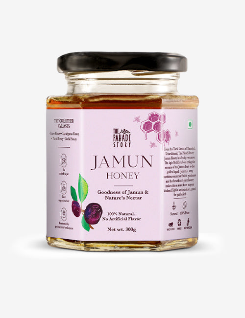 Flavourful, Fruity Jamun Honey - The Pahadi Story 