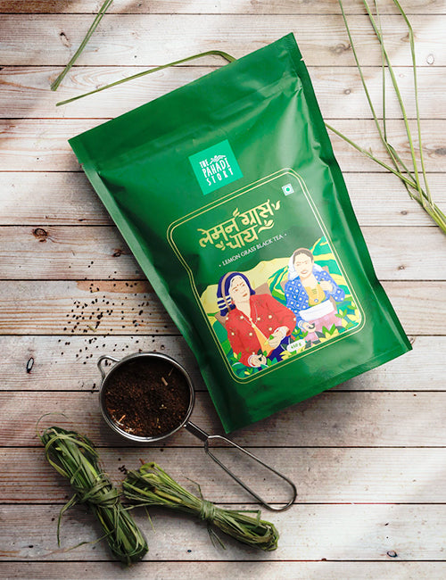 Refreshing Lemongrass Chai - 450 gm - The Pahadi Story 