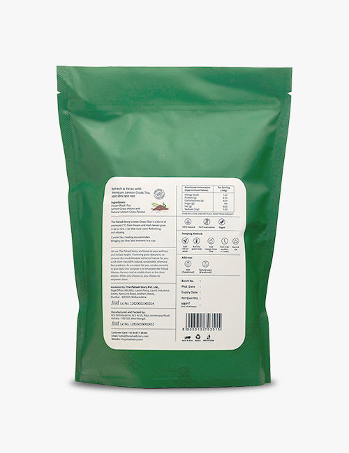 Refreshing Lemongrass Chai - 450 gm - The Pahadi Story