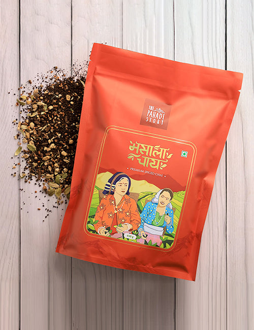 Masala Chai Combo Pack of 2, 450gm + 450gm - The Pahadi Story 