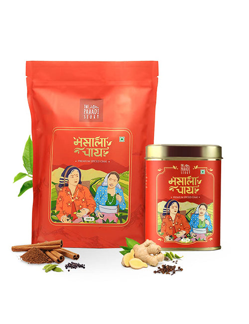 Masala Chai Patti Combo | 450gm + 175gm - The Pahadi Story
