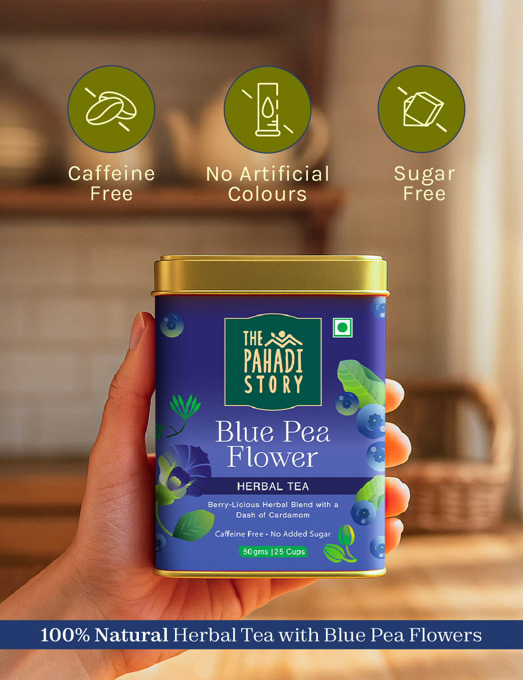 Blue Color Tea