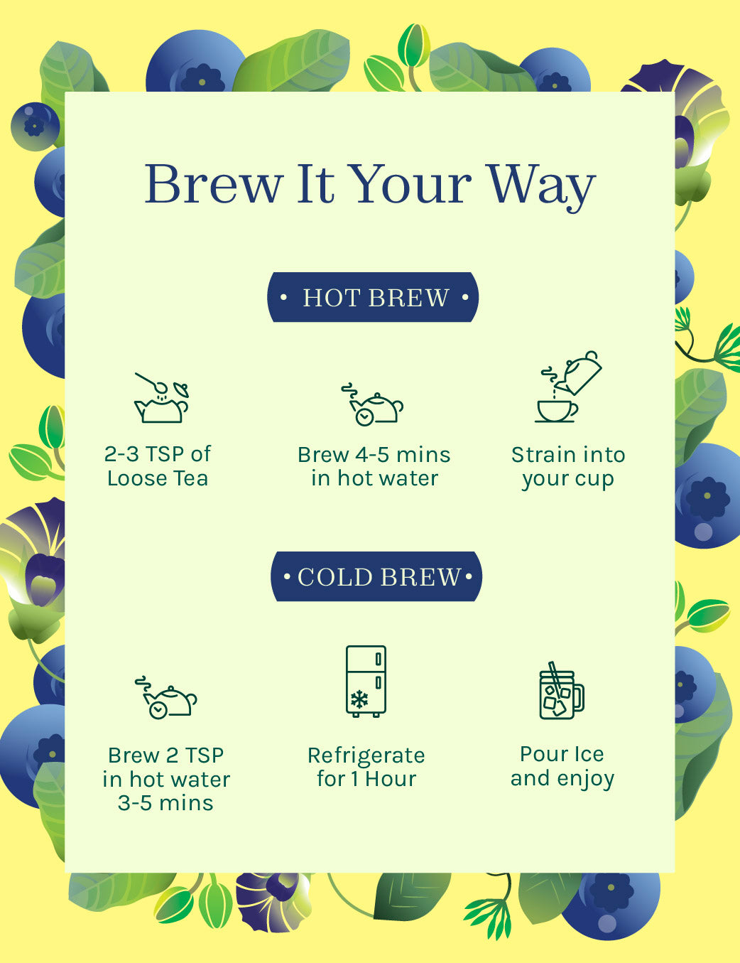Blue Pea Flower Tea Recipe