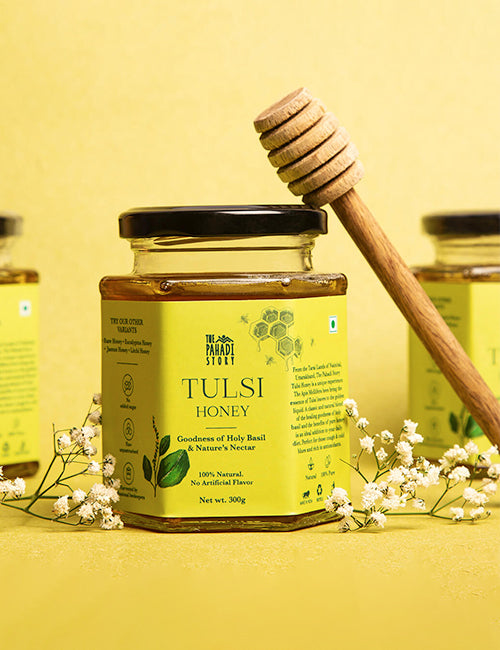 Tulsi Honey for Cold & Cough - The Pahadi Story 