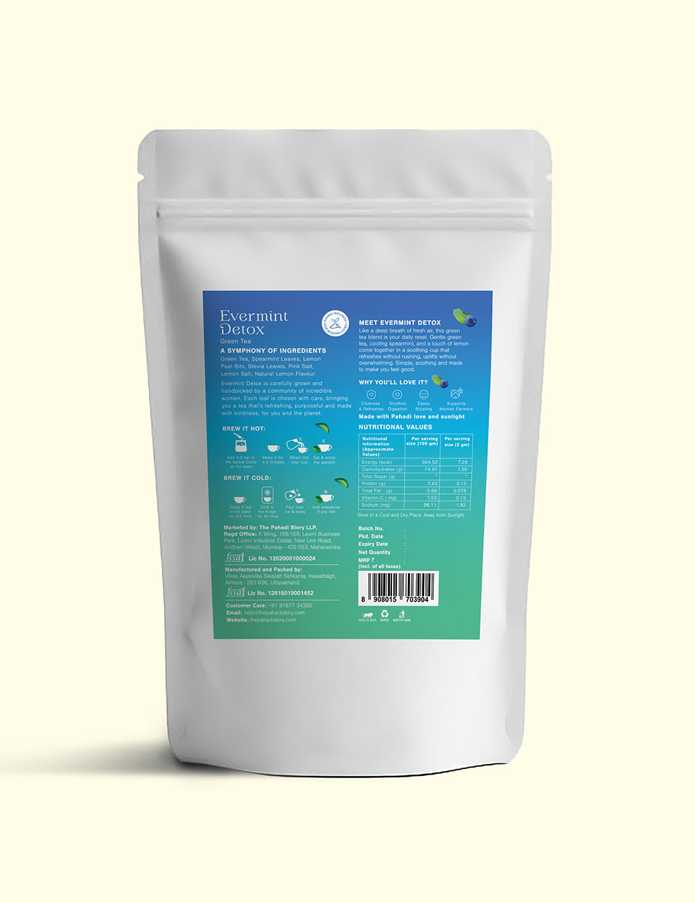 Evermint Detox Green Tea - Green Tea for Detox