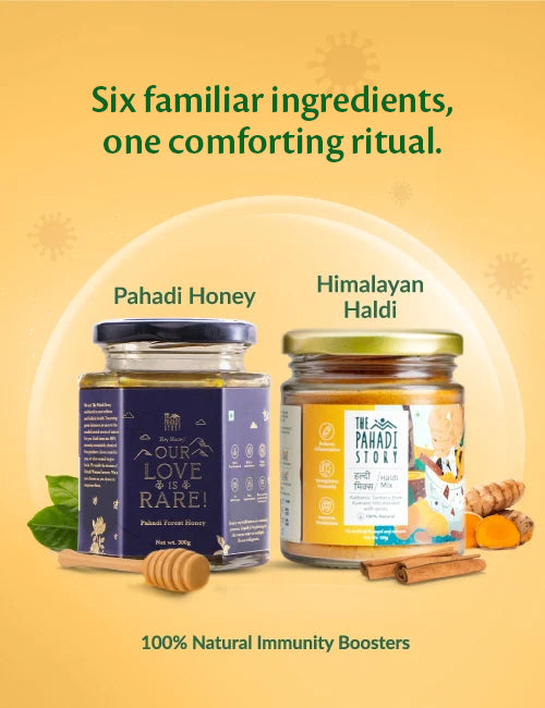 Haldi Mix + Himalayan Forest Honey Combo
