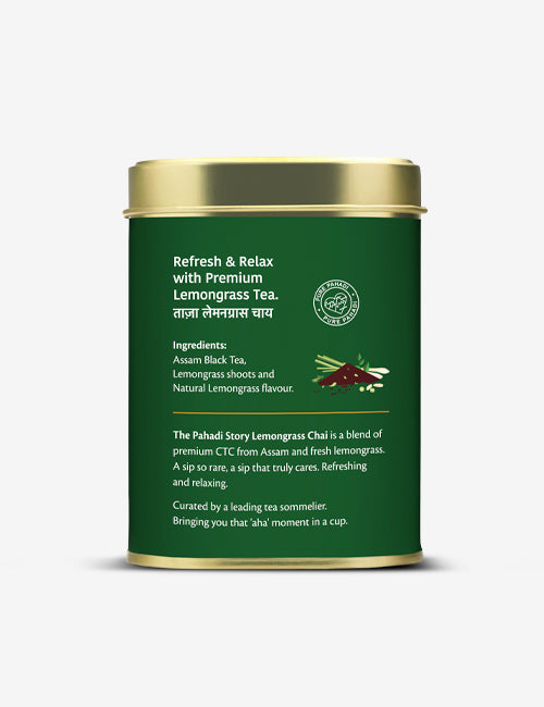 Refreshing Lemongrass Chai - Pahadi Story