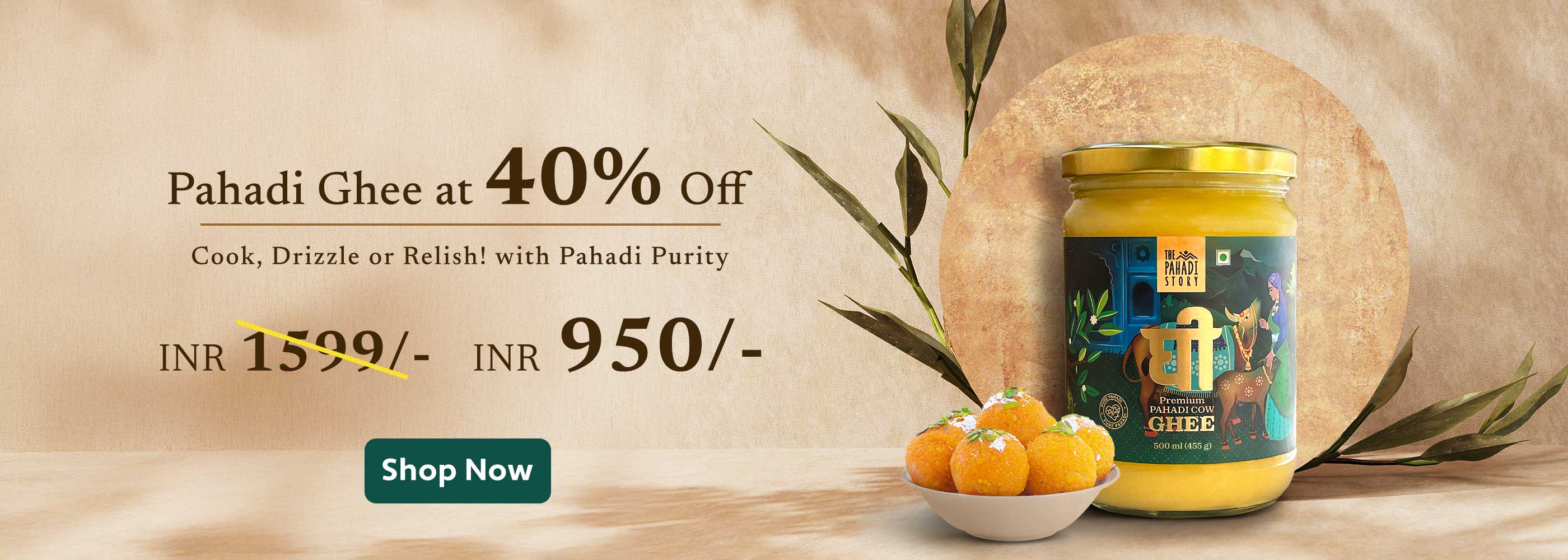 Pahadi Ghee at 40% Off