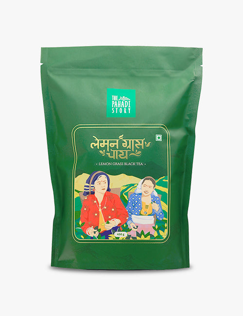 Refreshing Lemongrass Chai - 450 gm - The Pahadi Story 