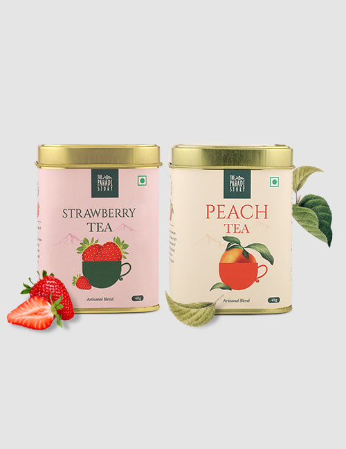 Strawberry and Peach Tea Combo: