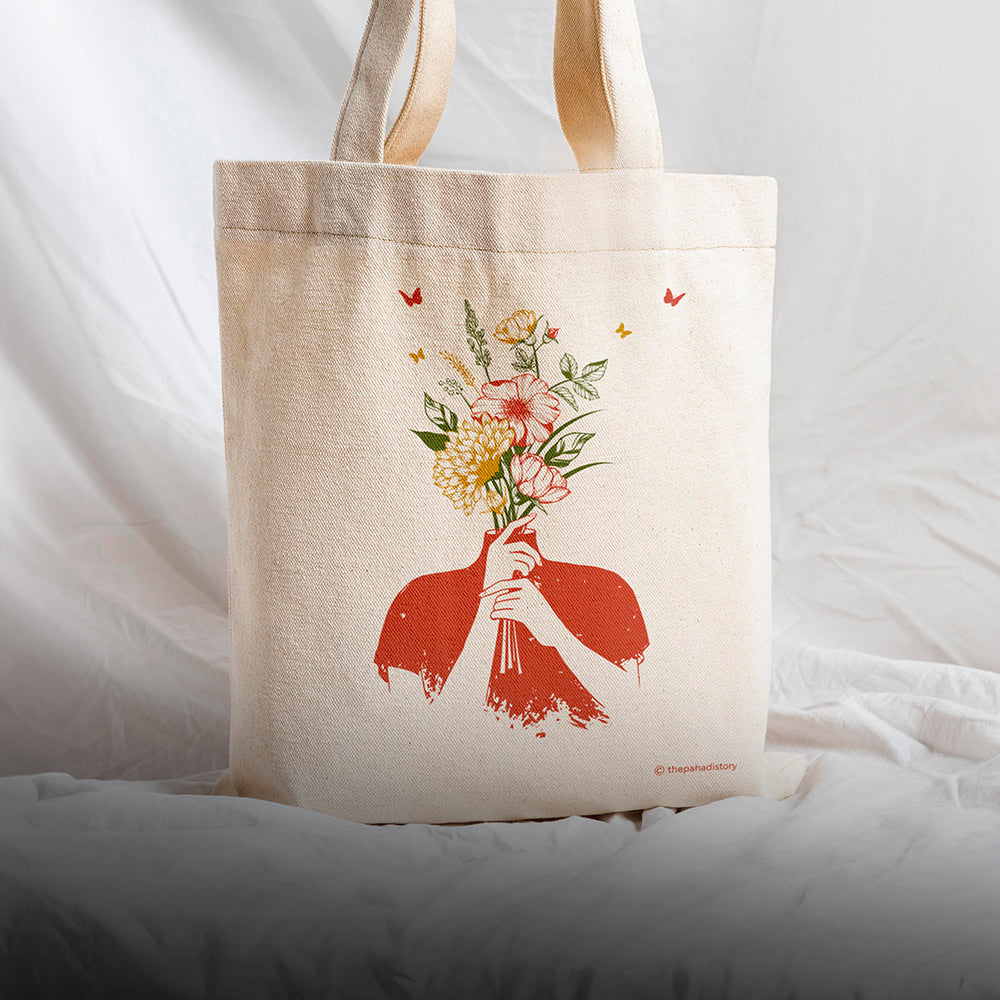 Flowered Tote Bag for Eco-conscious Fashionistas