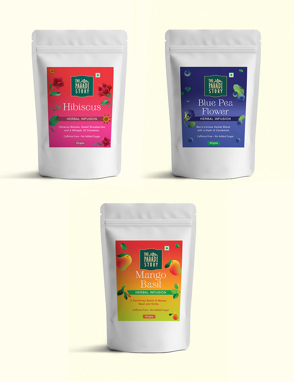 Mood Blooms Herbal Tea Combo - Pack of 3