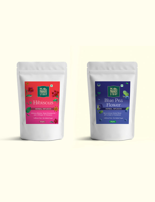 Floral Favourites Herbal Tea Combo - Pack of 2
