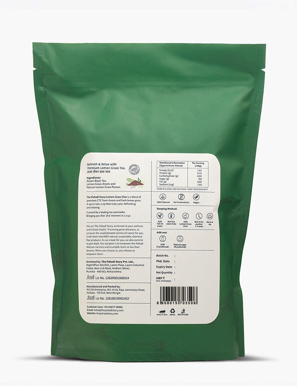 Refreshing Lemongrass Tea